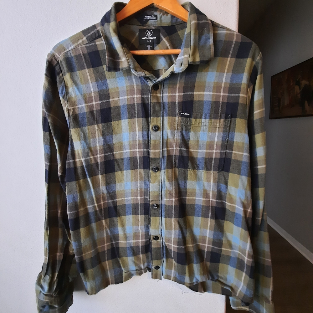 Volcom Plaid Button-Up Shirt